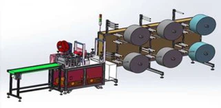 N 95 Mașină chirurgicală de fabricare a măștilor