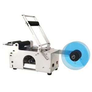 Etichetă autocolantă adezivă pentru sticle rotunde semi-automate